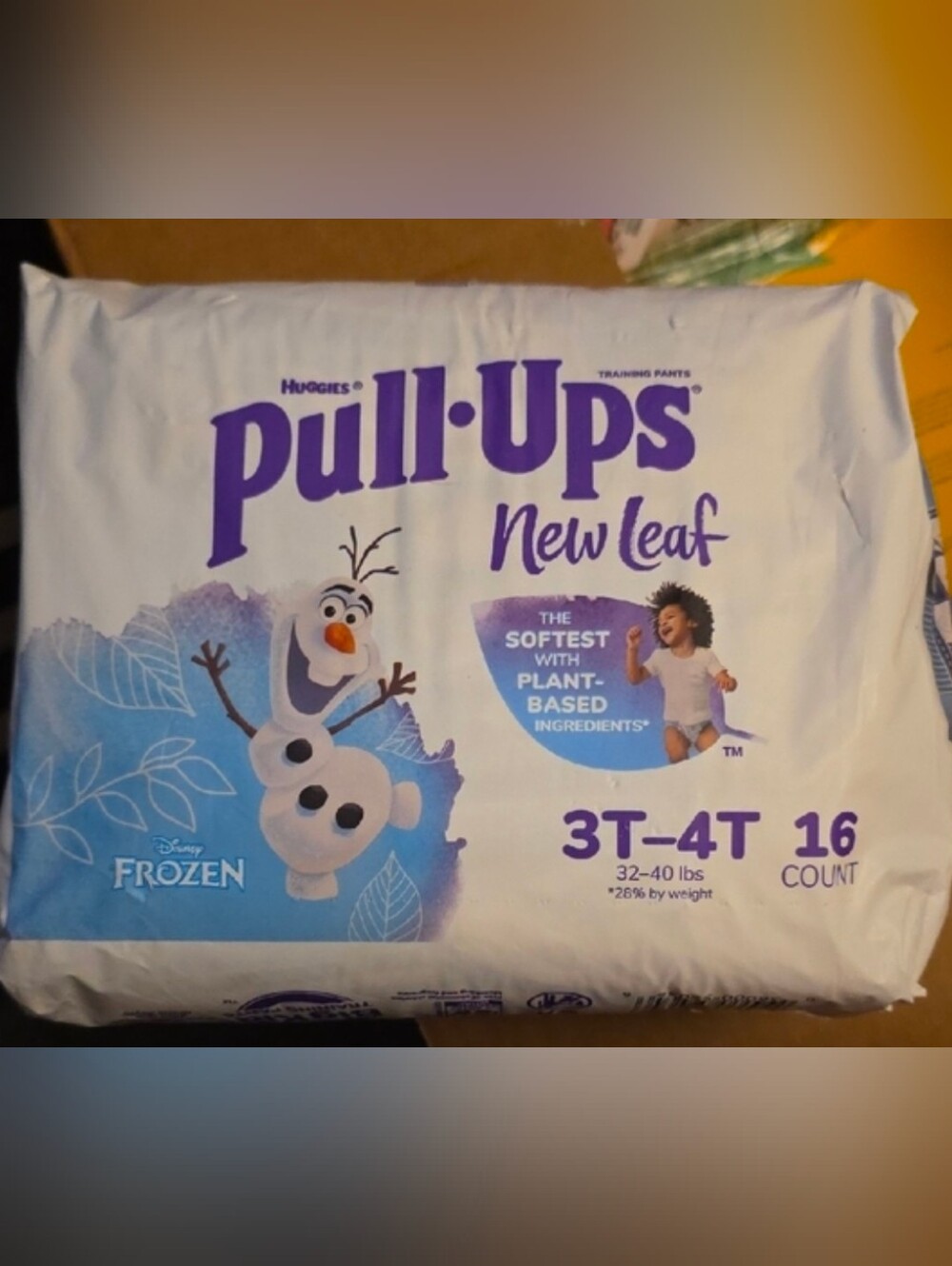 Pull-Ups New Leaf Training Pants - White/Purple (3T-4T)